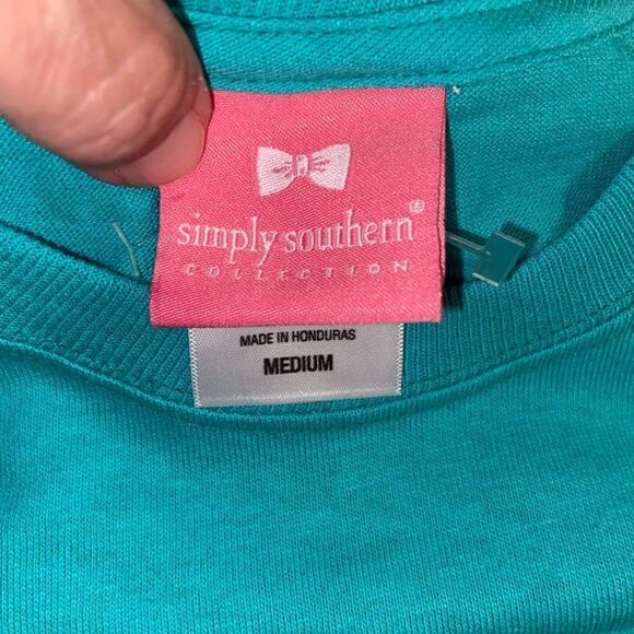 Simply Southern I Just Wanna Hang with My Dog Long Sleeve Printed Tee - Picture 7 of 8